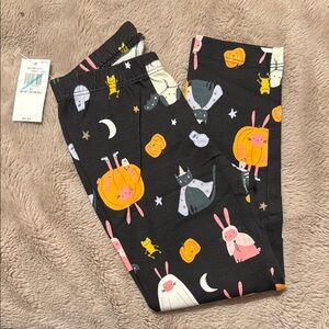 Old Navy Black Leggings with Halloween Print